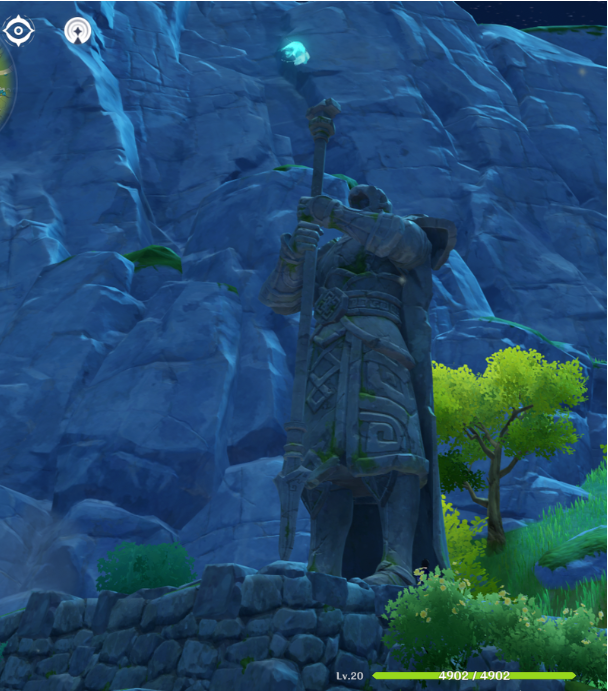 原神巨大石像的岩神瞳在哪里-原神岩神瞳位置坐标大全