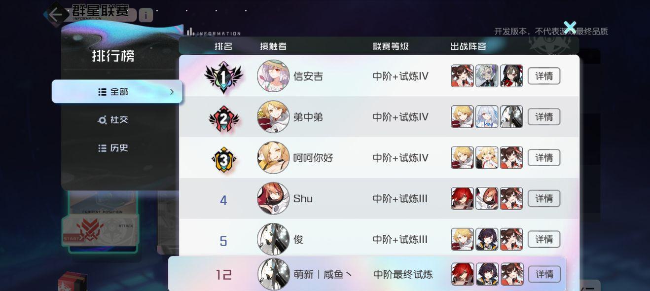 黑潮之上群星联赛消耗0~3怎么过 黑潮之上群星联赛消耗0~3怎么过